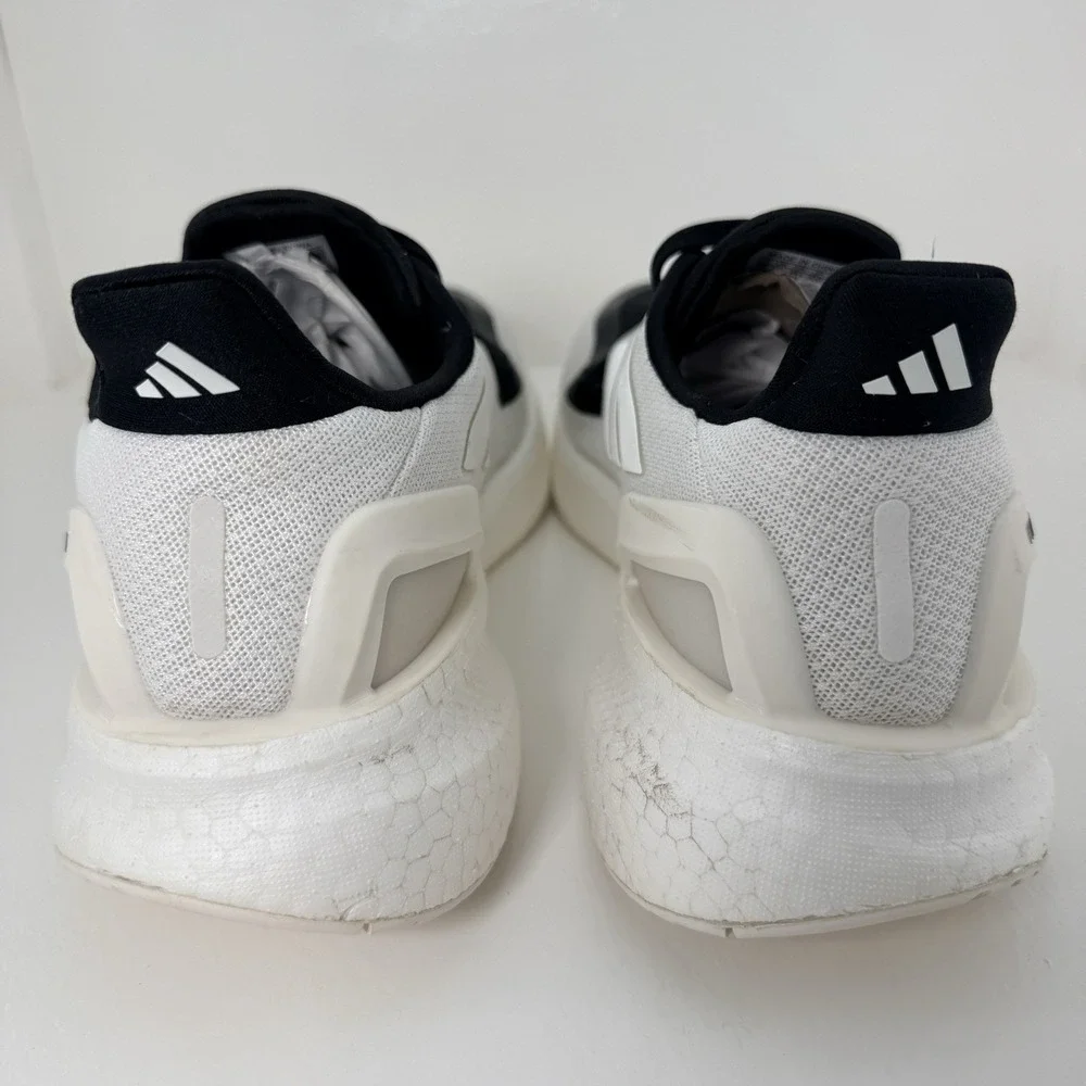 Adidas PureBoost 5 IF9192 White Black Light Boost Running Shoes Men's Size 12